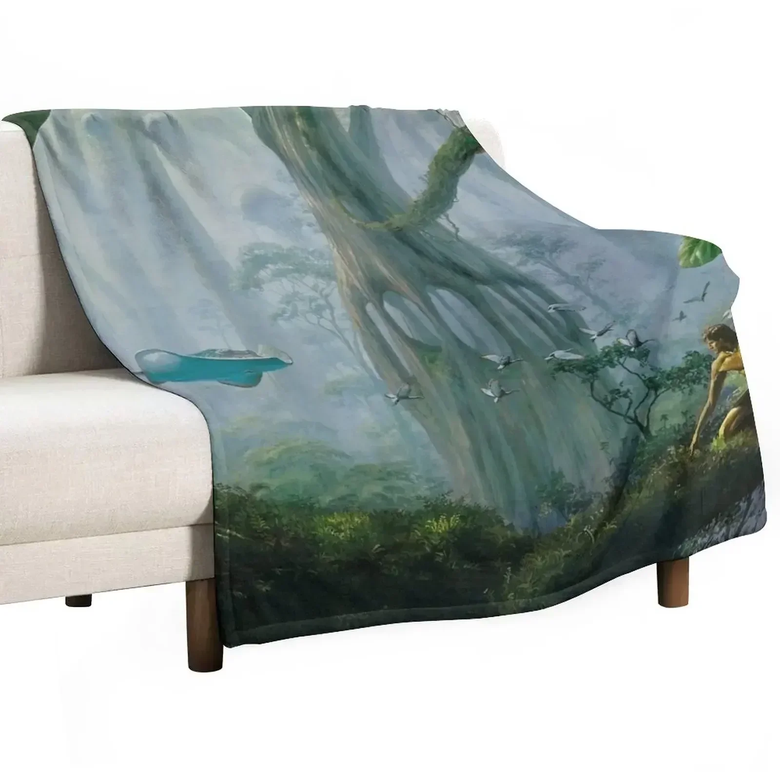 Midworld Throw Blanket Sleeping Bag cosplay anime Thermals For Travel Beach decorative Baby Blankets