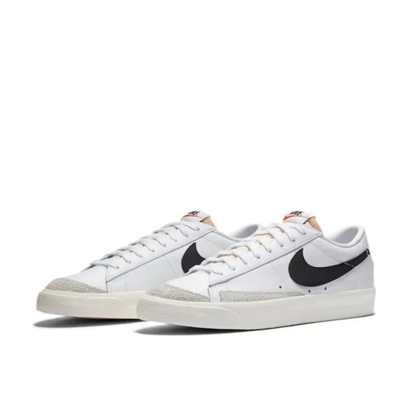 

Nike's New Trailblazer Series Classic Durable Thin-Soled Outdoor Men's Skateboarding Shoes Blazer Low'77 Lightweight Comfortable Supportive Everyday Low-Top Flat Shoes Simple White Black Hook Versatile Commuting Casual Sports Sneakers Retro Street Recomme
