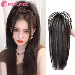 FORLISEE Synthetic Short Straight Wig Hair Extension Claw Shaped Ponytail Extension