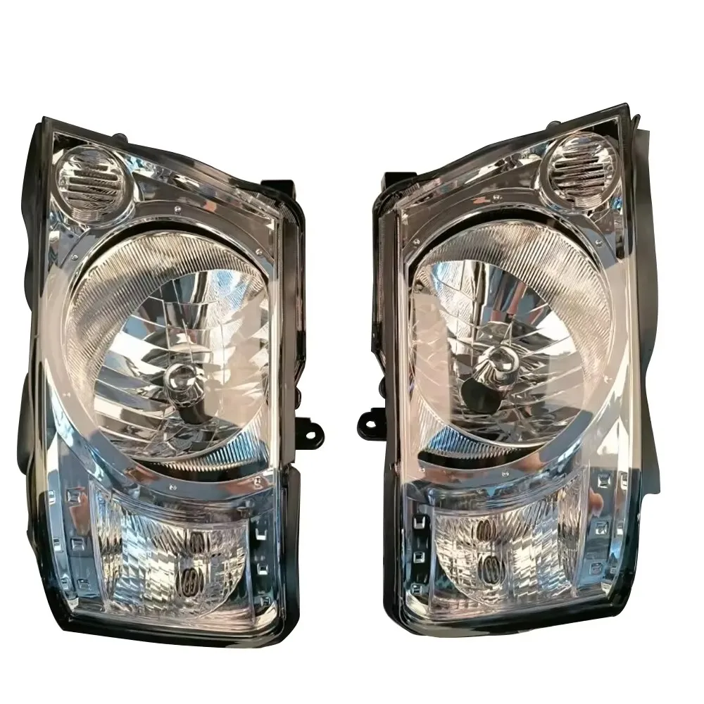 زوج المصابيح الأمامية لنيسان سفاري باترول GR V Wagon Y61 26010VD 300/325 2000-2023 استبدال عالي الجودة #5