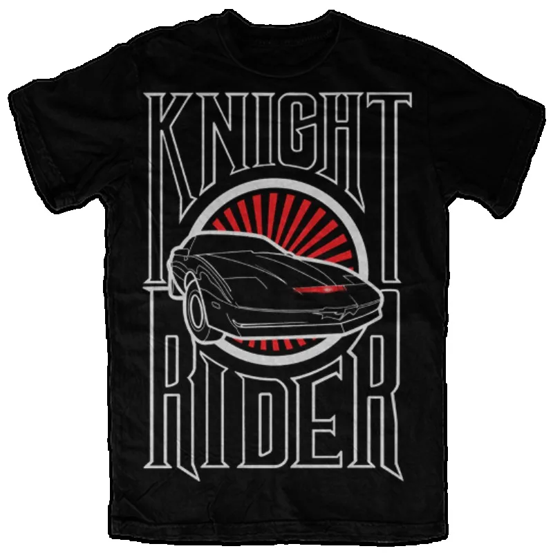 Camiseta gráfica retro de la serie de televisión Knight Rider KITT para hombre y mujer, informal, de algodón, estilo urbano