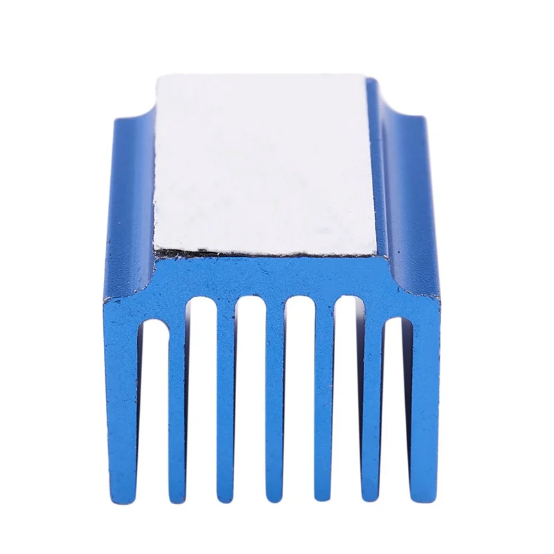 Jopto 10 pezzi di ricambio per stampante 3D, driver per dissipatore di calore, dissipatore di calore in alluminio, driver per Raspberry Pi LV8729 A4988 DRV8825 TMC2208 TMC2100 TMC2130 driver blu