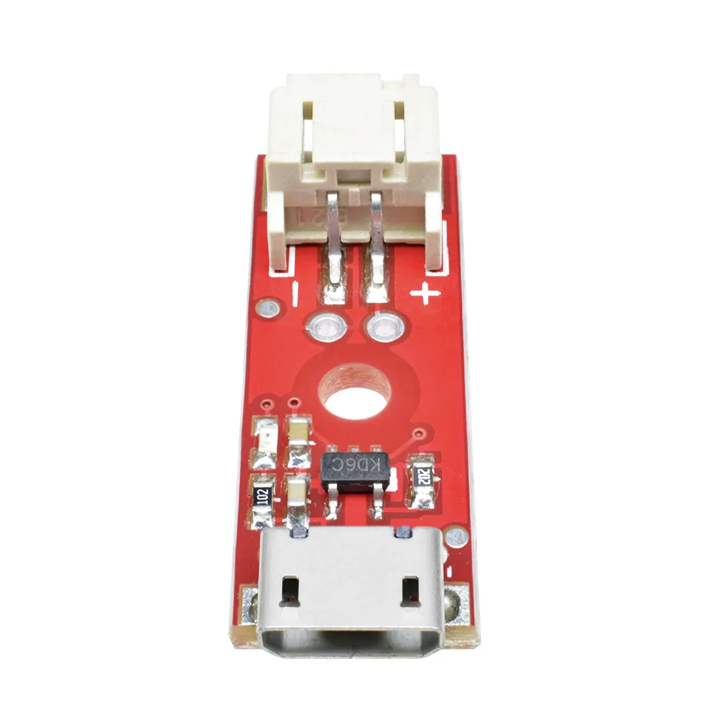 Diymore-cargador de batería de litio MCP73831, módulo de carga con interfaz Micro USB, Micro USB, 3,7 V, 500mA