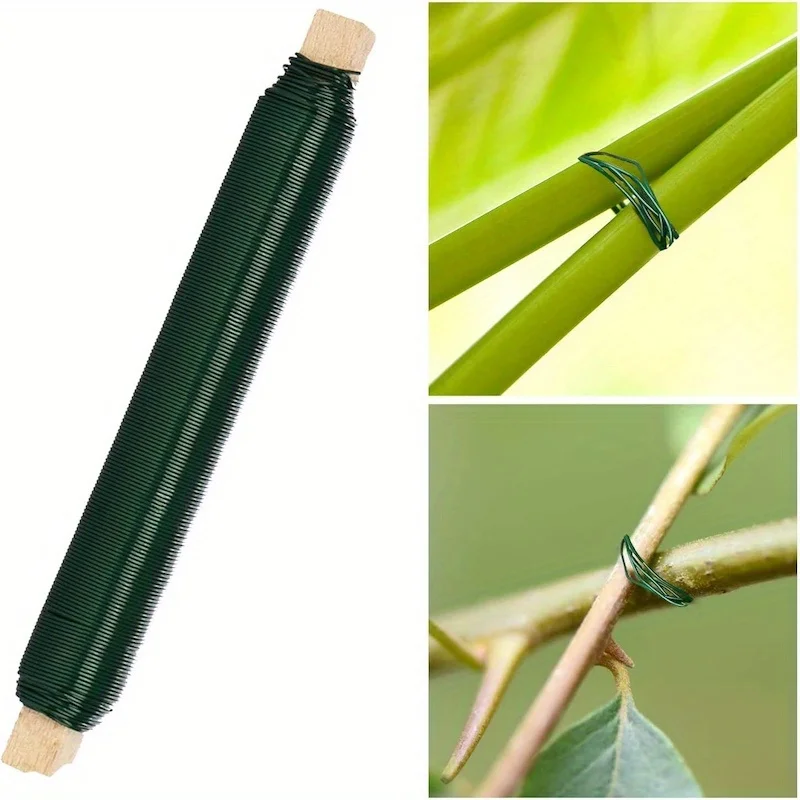 35m Gardening Binding Wire Plastic Twist Ties Plant Fixing Wire Rust-Proof Waterproof Garden Cable Ties Gardening  Fixed Line