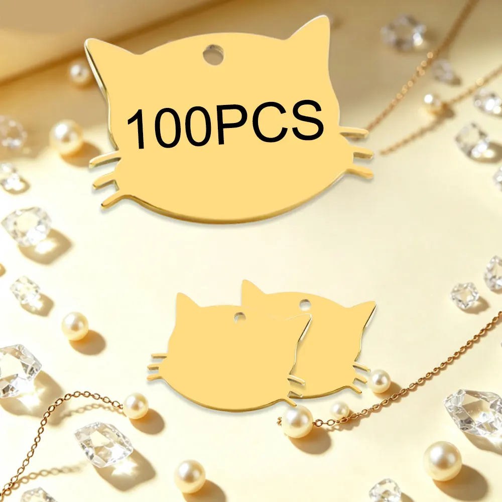 venta-al-por-mayor-de-100-unidades-de-etiquetas-personalizables-para-mascotas-colgantes-de-llavero-en-forma-de-gato-con-espejo-en-blanco-accesorios-bonitos