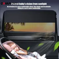 Car Window Sunshade Magnetic Suction Curtain Baby Sun Shade Front Rear Side Window for Truck Auto Sun UV Protection Accessories