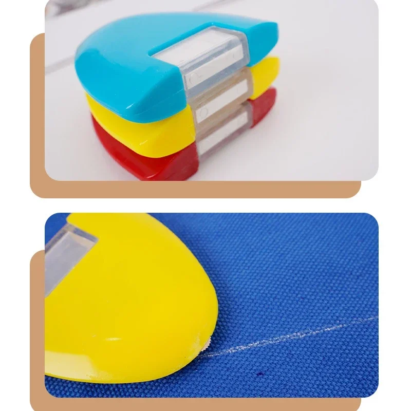 Sewing Accessories DIY Chalk Pencil - Refillable Tailor's Chalk, Triangle Marking Chalk for Fabric, Quilting & Dressmaking