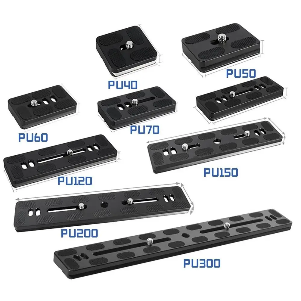 Ball Head Quick Release 38mm Aluminum Alloy Tripod Mount Adapter Camera Tripod Plate Camera Mounting Plate Tripod Long Plate