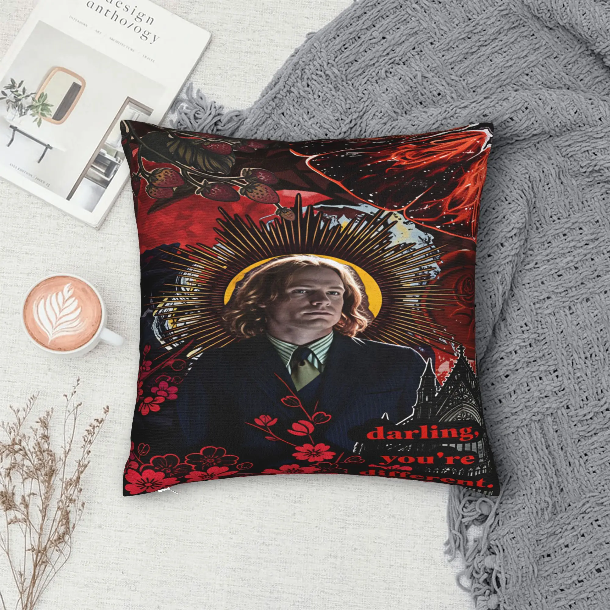 Interview With The Vampire IWTV Pillow Cover  Graphic Cushion Cover Vintage Pillow Case For Living Room Sofa