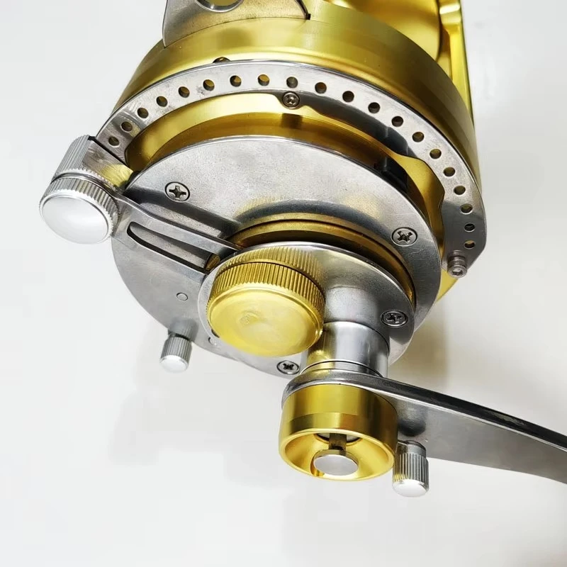 عالية الجودة 15 واط 20 واط 30 واط 50 واط 80 واط 130 واط كامل المعادن القرش التونة الصيد بكرات المحيط قارب المياه المالحة لعبة كبيرة التصيد بكرة #3