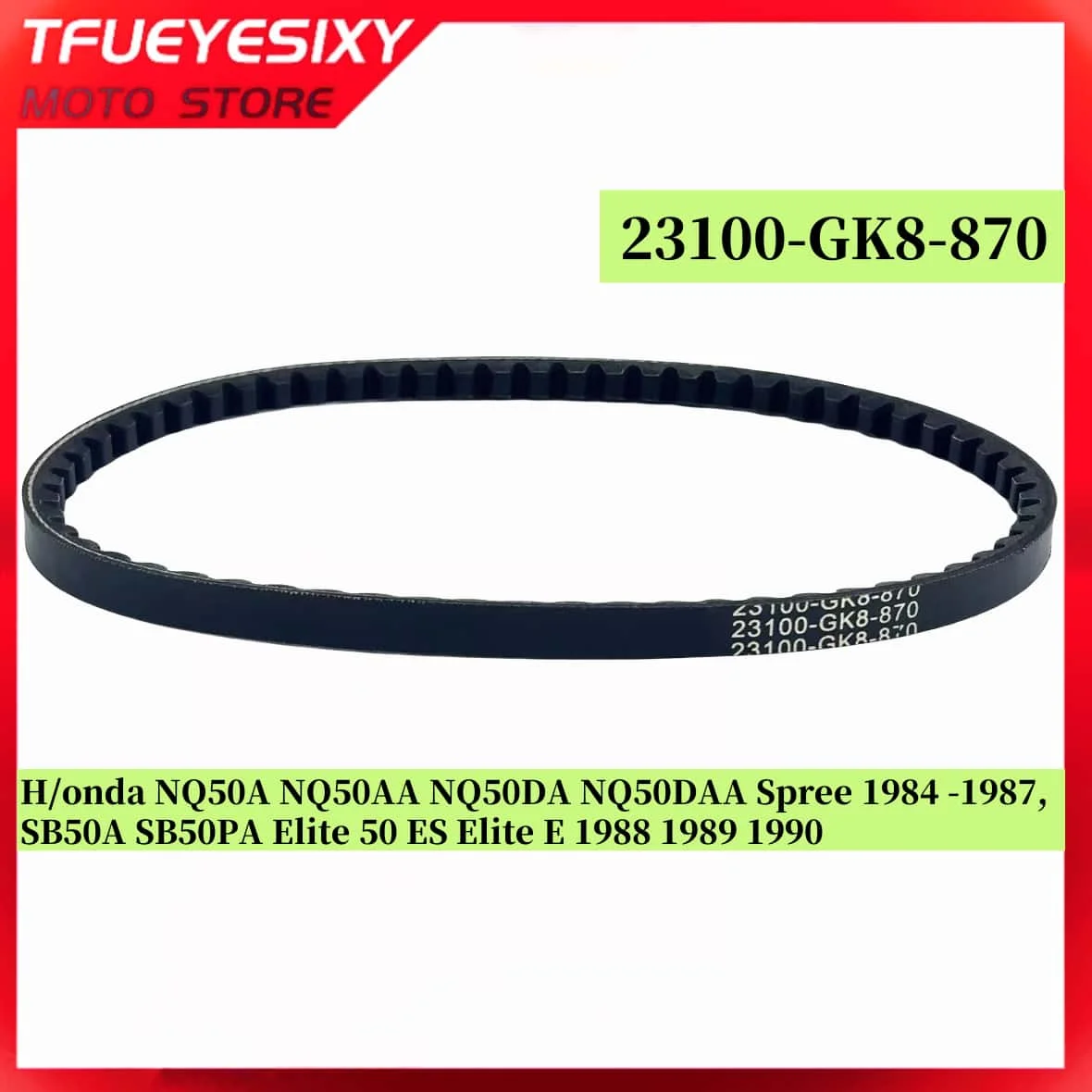 

23100-GK8-870 Compatible with H/onda NQ50A NQ50AA NQ50DA NQ50DAA Spree 1984-1987, SB50A SB50PA Elite 50 ES Elite E 1988-1990