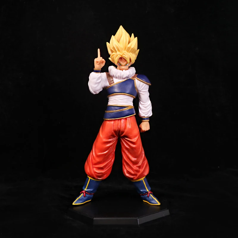 23CM Anime Dragon Ball LC Space Suit Son Goku Super Saiyan Boxed Action Figure Figure Toy Replacement Hand Accessories Gift