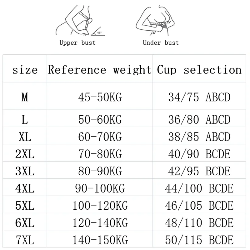 Large Size M-6XL Bras for Women Seamless Lace Underwear Push Up Bra Large Bralette Female Brassiere Wireless Padded Breathable