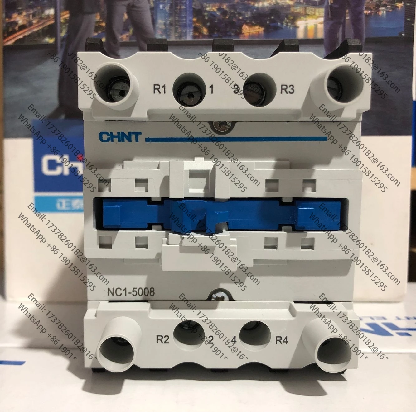 

CHINT NC1-5008 2NO 2NC NC5004 4NO 4 polos 50A AC 220V 380V ContactorLC1 CJX2