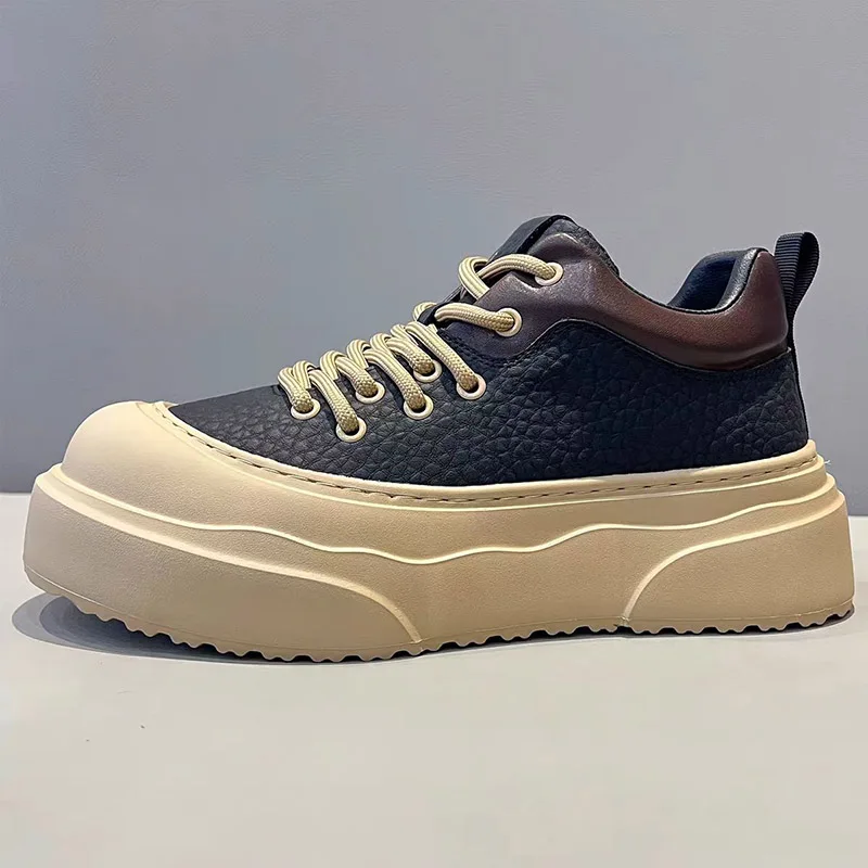 

Winter Outdoor Leather Men Boots Ankle Boots Lightweight Couple Casual Boots Classic Handmade Boots Designer Women Work Boots