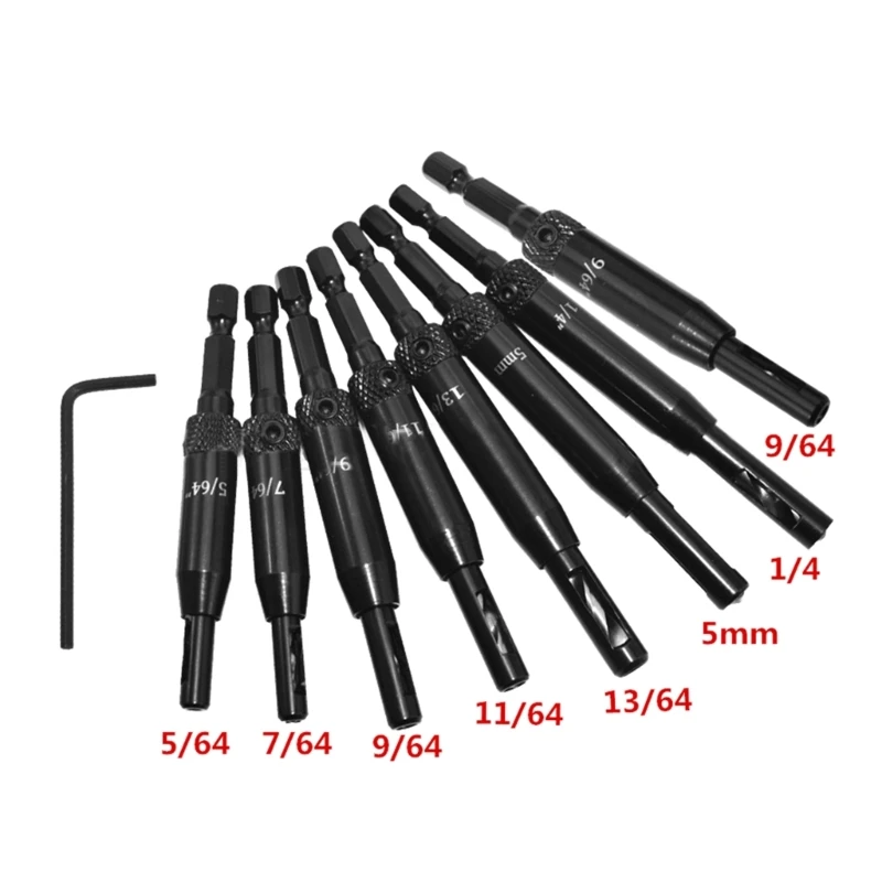 Brocas autocentrantes, puerta madera, ventana, gabinete, bisagra para carpintería, Hardware
