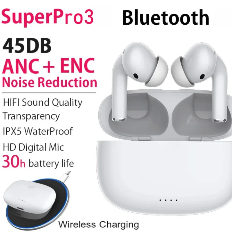 True Wireless Bluetooth-Kopfhörer von Air Pro. Heiße Verkaufsangebot: HiFi-Sound-Ohrhörer mit geringer Latenz und Rauschunterdrückung für iPhone und Android