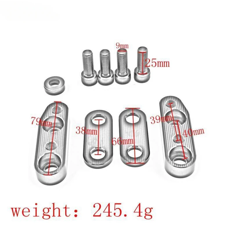 Motorcycle Bar Clamps Handlebar Risers Adapter For HONDA Goldwing GL1800 GL 1800 2001-2017