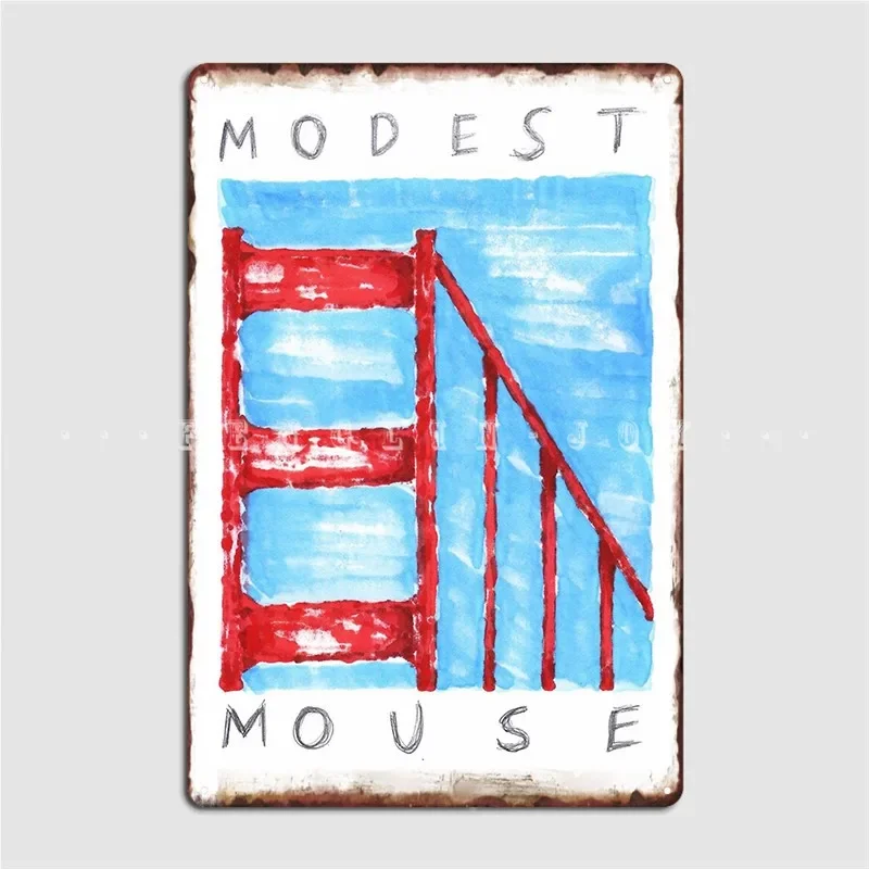 Modest Mouse Poster Metal Plaque Cinema Kitchen Cave Pub Decoration Plates Tin Sign Posters