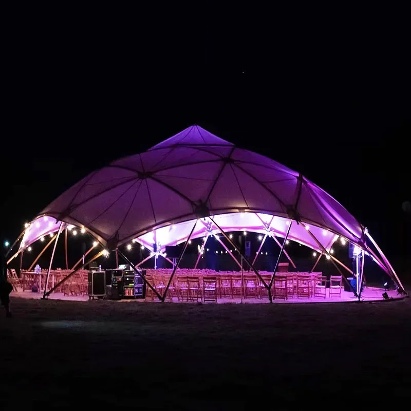 Outdoor Large Dome Tent Camping Restaurant Canopy Tent Camp Activity Shade Dome Canopy