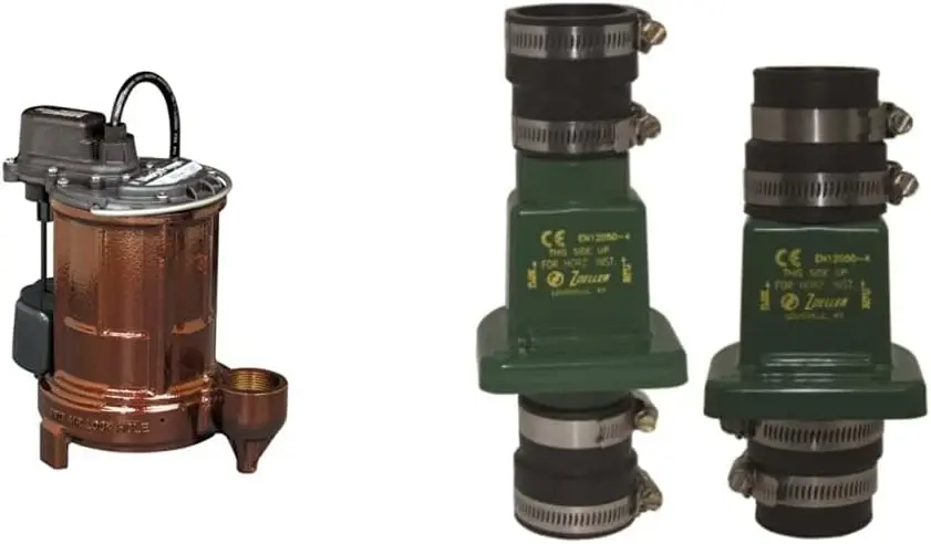 257-pomp, grijs, 1-1/2"