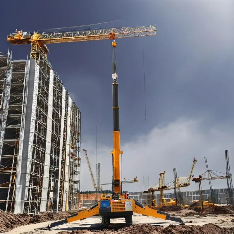 Mini Spider Crane Electric Hydraulic Compact Crane Remote Control Heavy Duty Lifting Equipment