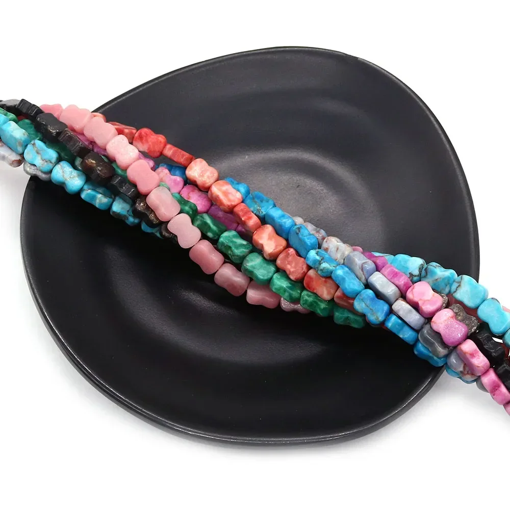 

Красочные бусины из натурального полированного камня в форме кости с прямым отверстием, императорский яшмовый агат, для самостоятельного изготовления ожерелий и ювелирных украшений