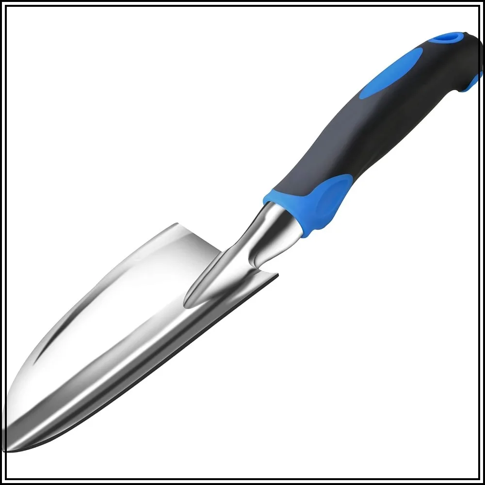 

Heavy-Duty Garden Trowel, Rustproof Cast Aluminum Hand Shovel with Non-Slip Ergonomic Handle for Outdoor Gardening