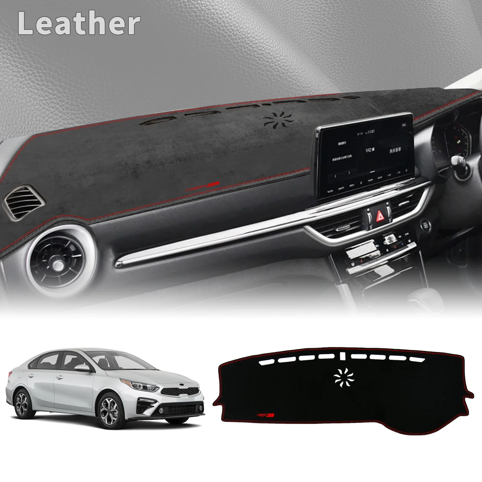 

Для KIA K3 2019-2023 GT: Коврик-накладка на приборную панель, защитный коврик от солнца, автомобильные аксессуары