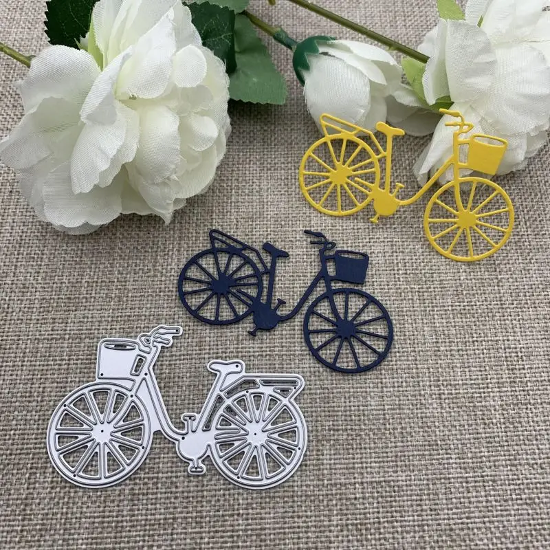 New Bicycle decoration Metal Cutting Dies For DIY Scrapbooking Decorative Embossing Handcraft Die Cutting Template Mold