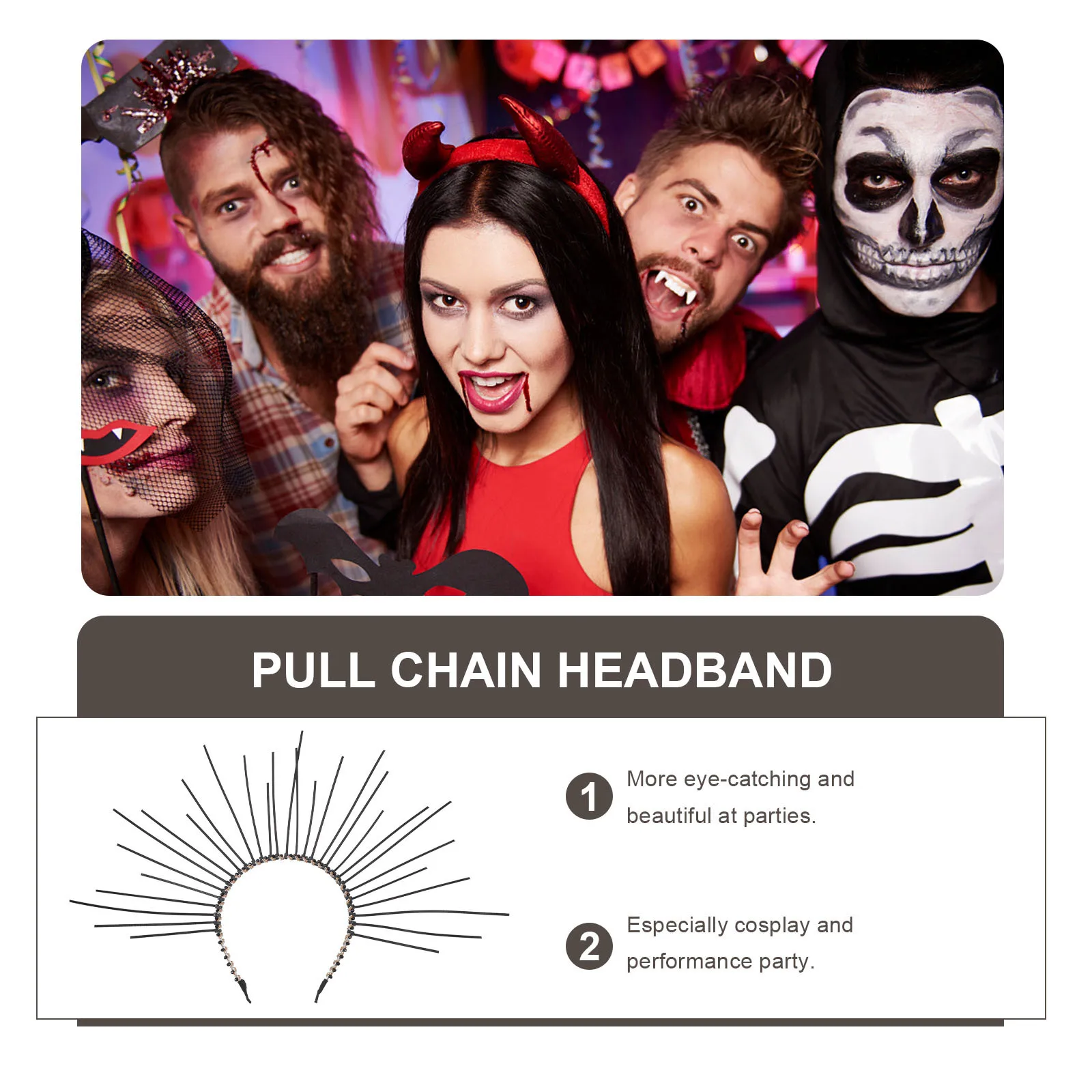 

1Pcs Photo Headband Metal Goddess Hairband Comfortable Durable Perfect for Cosplay Party Headband Decorative Hairband