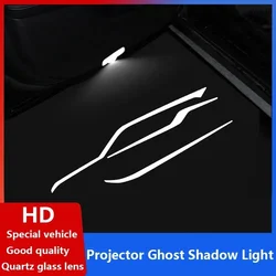 1 Pair For T-OYOTA FORTUNER SW4 (2017-2022) Car HD LED Door Warning Light Projector Ghost Shadow Laster Welcome Lamps Auto Parts