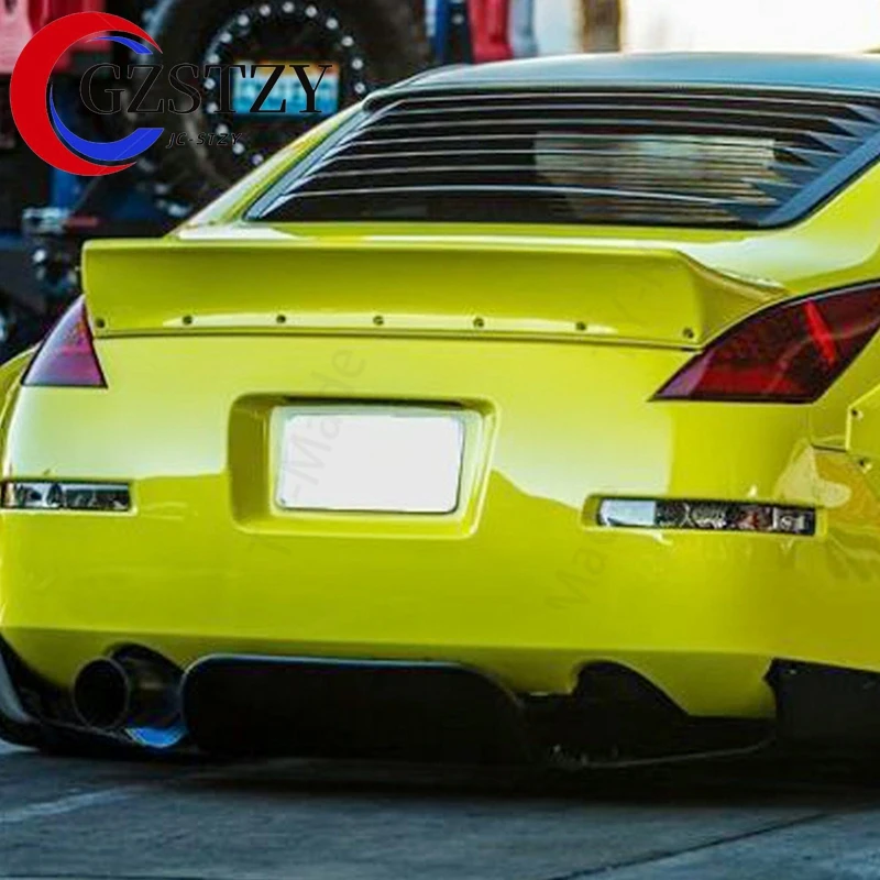 For 2003-2008 Nissan 350Z Fairlady Z34 | Rocket Bunny Style Duckbill Rear Trunk Lid Wing Spoiler ABS Plastic