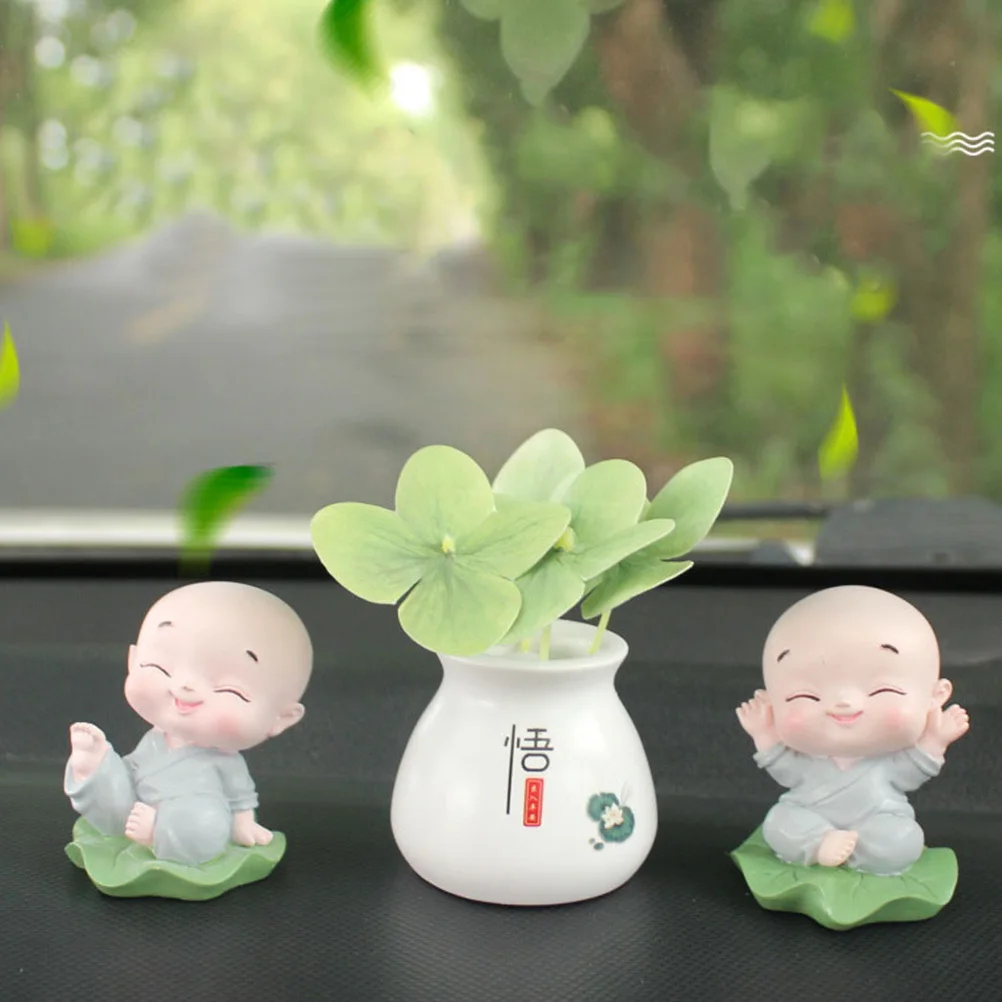 

1Pcs Car Ornament Decorative Resin Compact Auto Interior Decor Dashboard Air Purifier Lucky Car Adornment Auto Interior Decor