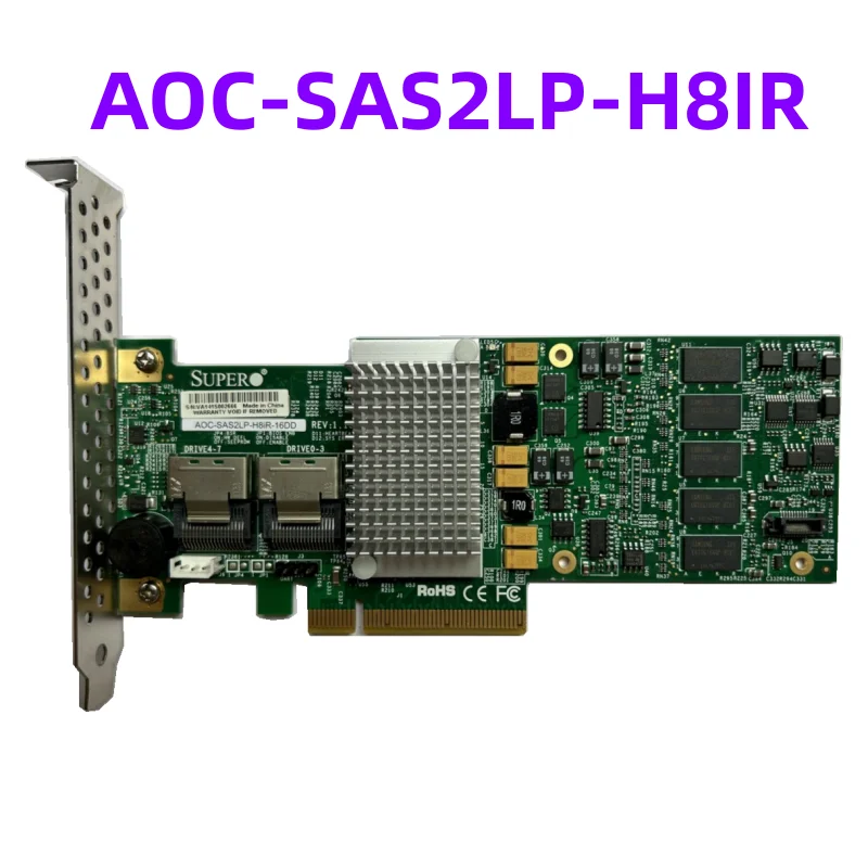 

Original AOC-SAS2LP-H8ir LSI 2108 RAID array card 6GB