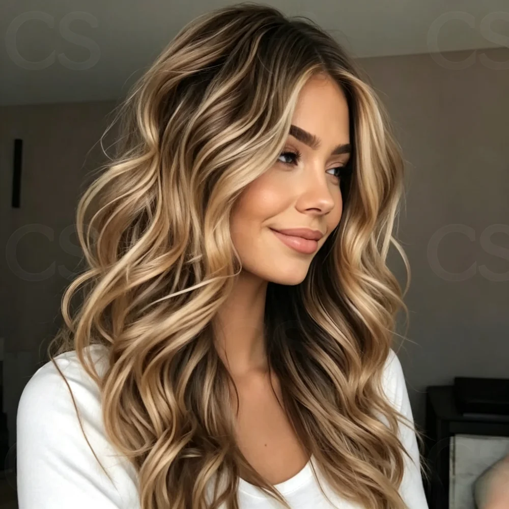 24 Inch Glueless Highlight Blonde Body Wave Wig Jewish Human Hair with Silk Base Baby Hair HD Lace European Preplucked