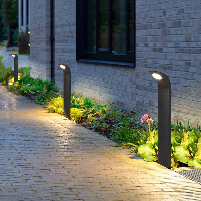 Waterproof 10W COB LED Garden Light Lawn Lamp Modern Aluminum Pillar Light Outdoor Courtyard villa landscape lawn bollards lamp