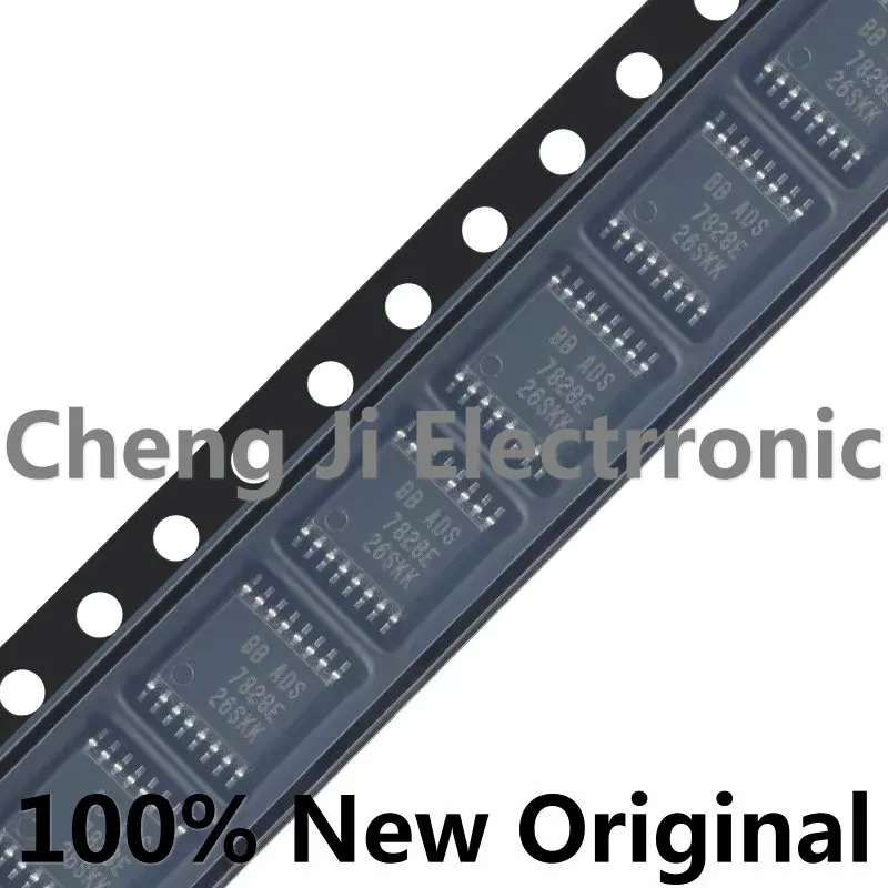

5/10PCS/LOT ADS7828E/2K5、ADS7828E、TSSOP16、12 bit 8-channel with internal reference source and I2C interface