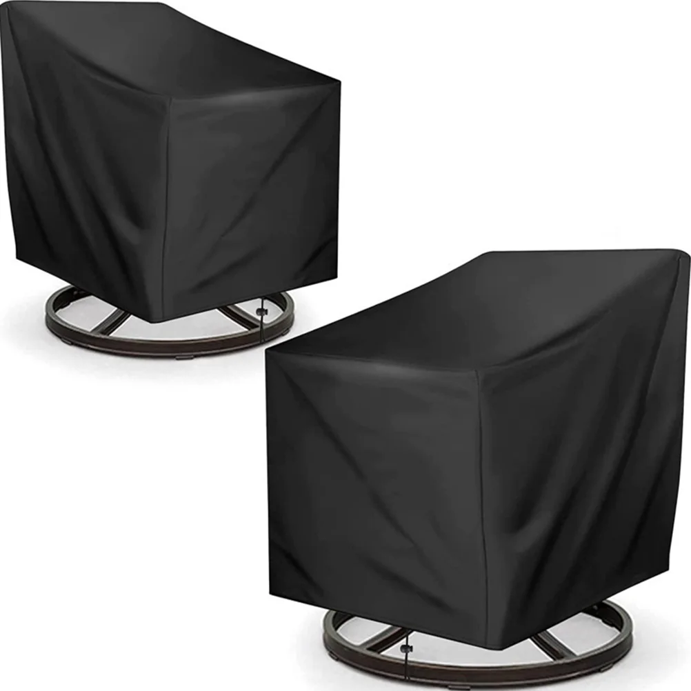 Outdoor Swivel Leisure Chair Cover Waterproof Patio Furniture Chairs Supplies Covers Polyester Dust-proof Garden Rocking