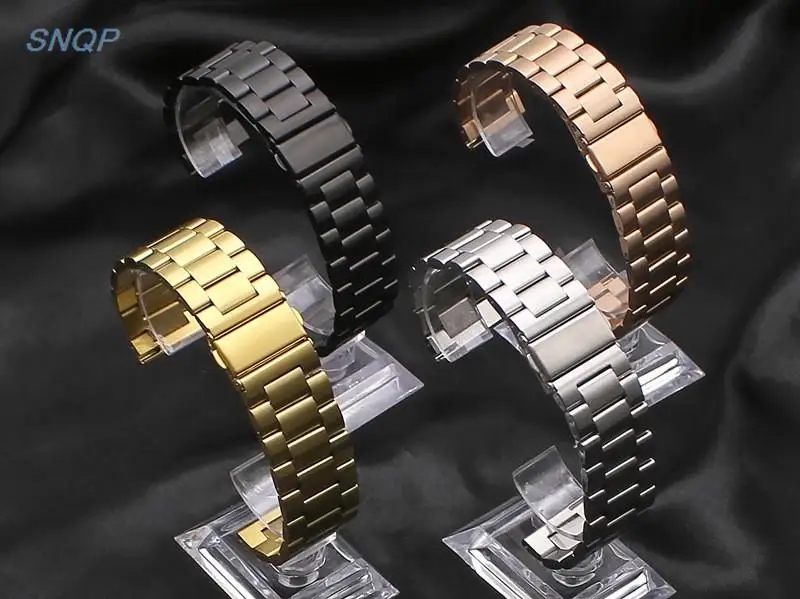 18 20 مللي متر 22 مللي متر 24 مللي متر حزام لساعة سامسونج جالاكسي 4 5 برو S3 42 مللي متر 46 مللي متر سوار الفولاذ المقاوم للصدأ الفرقة هواوي GT 3/2/2e Amazfit GTR