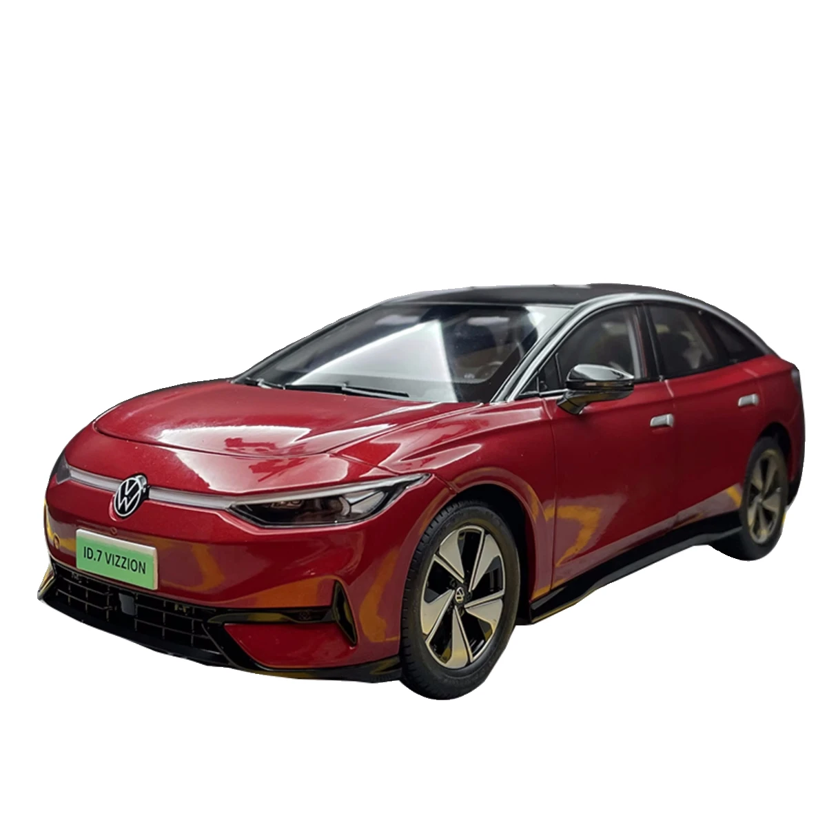 1:18 Scale Diecast ID.7 VIZZION New Energy Pure Electric Coupe Alloy Car Model Souvenir Display Ornaments Collection