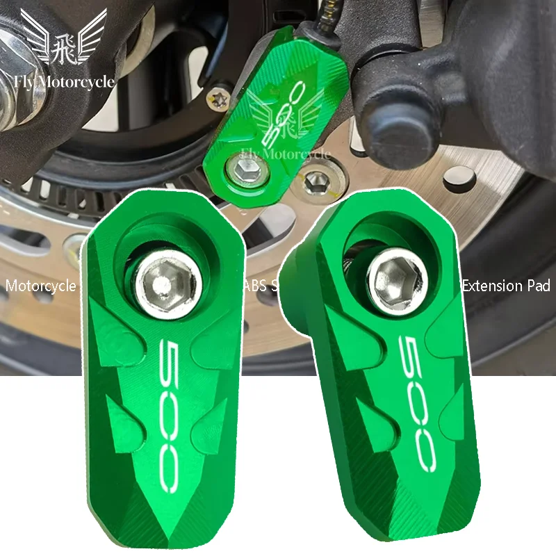 

For Kawasaki Ninja 500 Ninja500 Z500 Z 500 Z-500 Motorcycle Accessories CNC Front Rear Wheel ABS Sensor Protection Guard Cover
