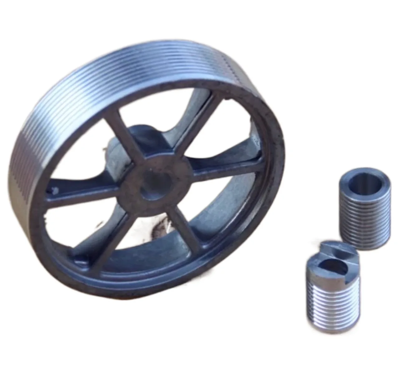 1set  355 Belt-type Profile Cutting Machine Accessories Aluminum Pulley Wheel  Electric Tool