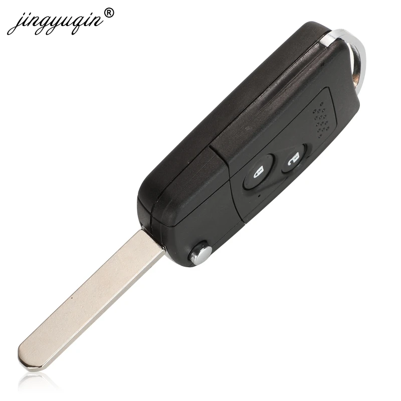 Jingyuqin etui na kluczyki do samochodu Fob dla HONDA ACCORD ELEMENT CR-V HR-V miasta JAZZ ODYSSEY CIVIC 2/3/4 BTN zmodyfikowana klapka etui na