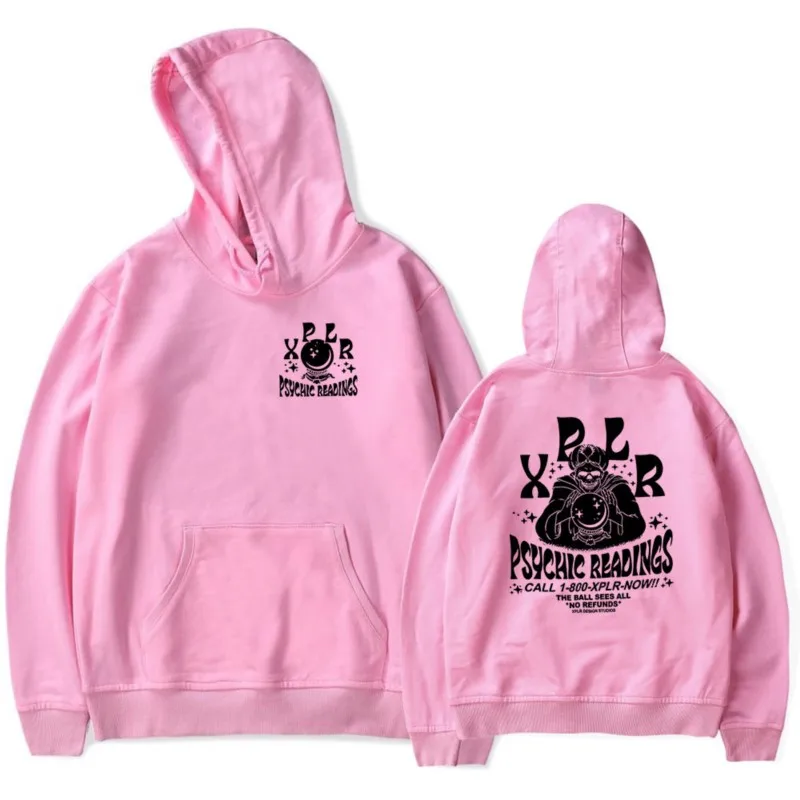 XPLR Sweat à capuche de lecture psychique pour hommes et femmes, sweat-shirt unisexe à manches longues, streetwear à capuche cosplay, Merch