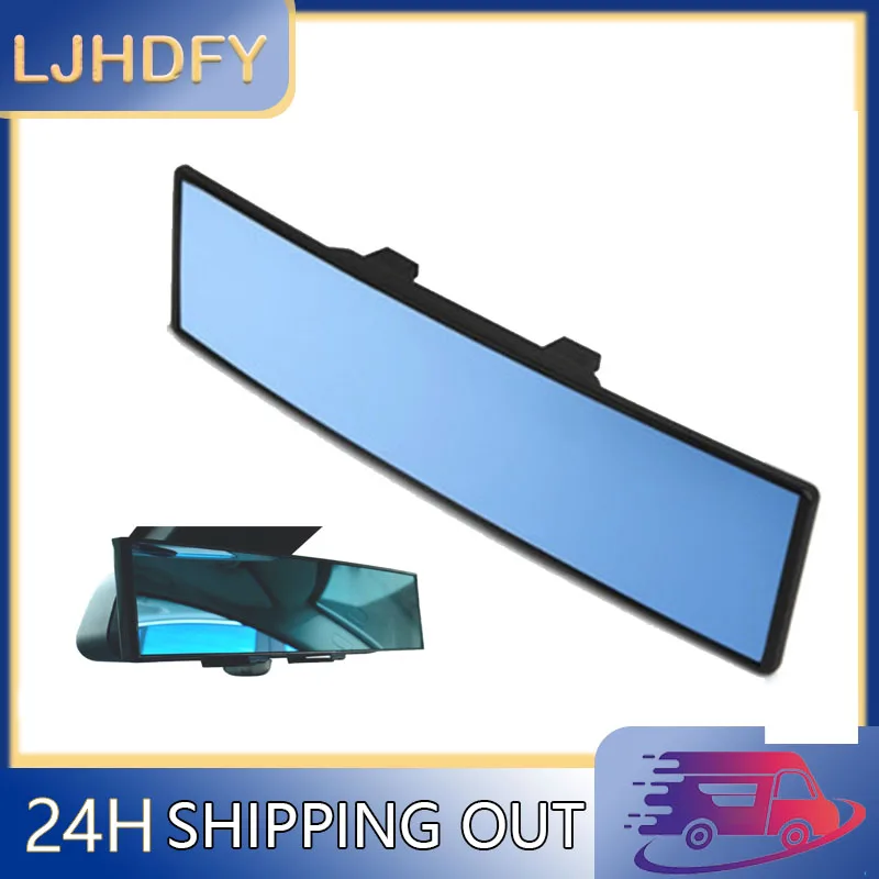 

Car Mirrors Interior Rear View Mirror Wide Angle Convex Rearview Mirror Anti Glare Large Vision Panoramic Auxiliary Monito