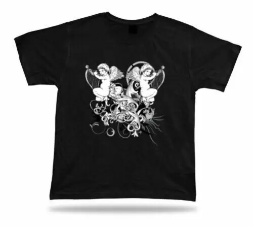 Mignon Cupidon Petit Ange Floral T-Shirt Modèle Stylé Cadeau Anniversaire Objet