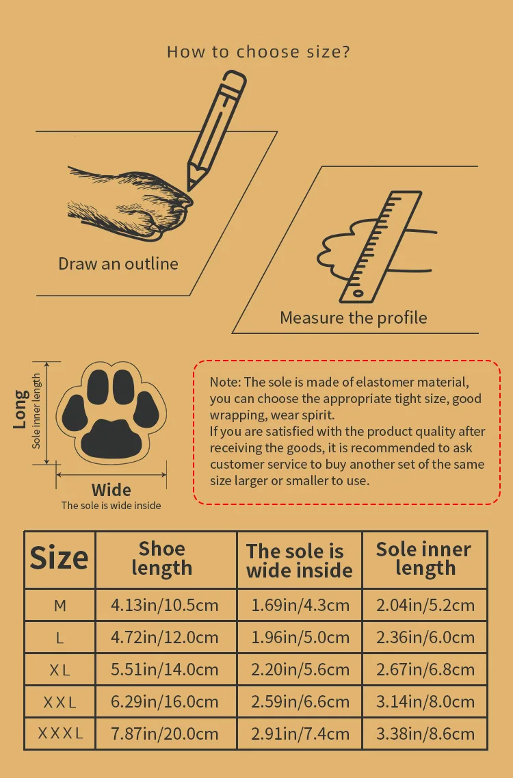 Heimtierbedarf, Hundeschuhe, Hundepfotenschutz, Frostschutz-Schneestiefel, Winter-Hundeschuhe, Teddy Golden Hair, Labrador Border Collie – Detail 2
