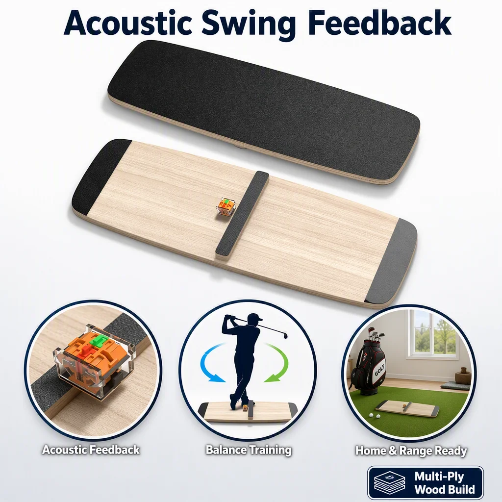 Golf Swing Balance Pedal Practice Device For Weight Transfer Training Stability Prevent Reverse Pivot Golfers Practice Tool