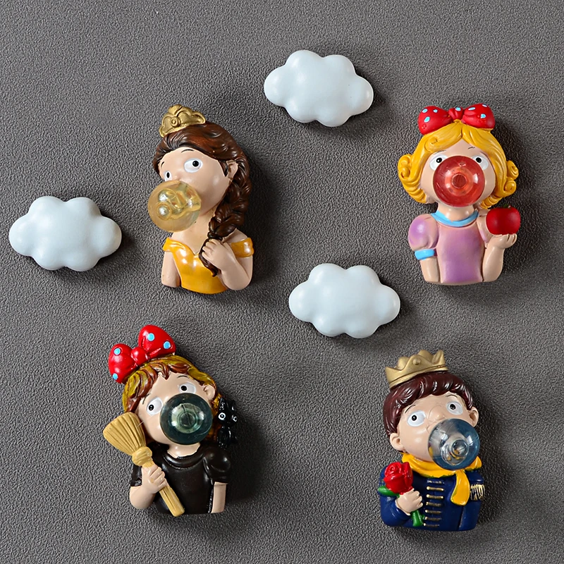 3D character creative refrigerator sticker